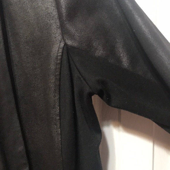 Black Faux Leather Jacket - Picture 5 of 8